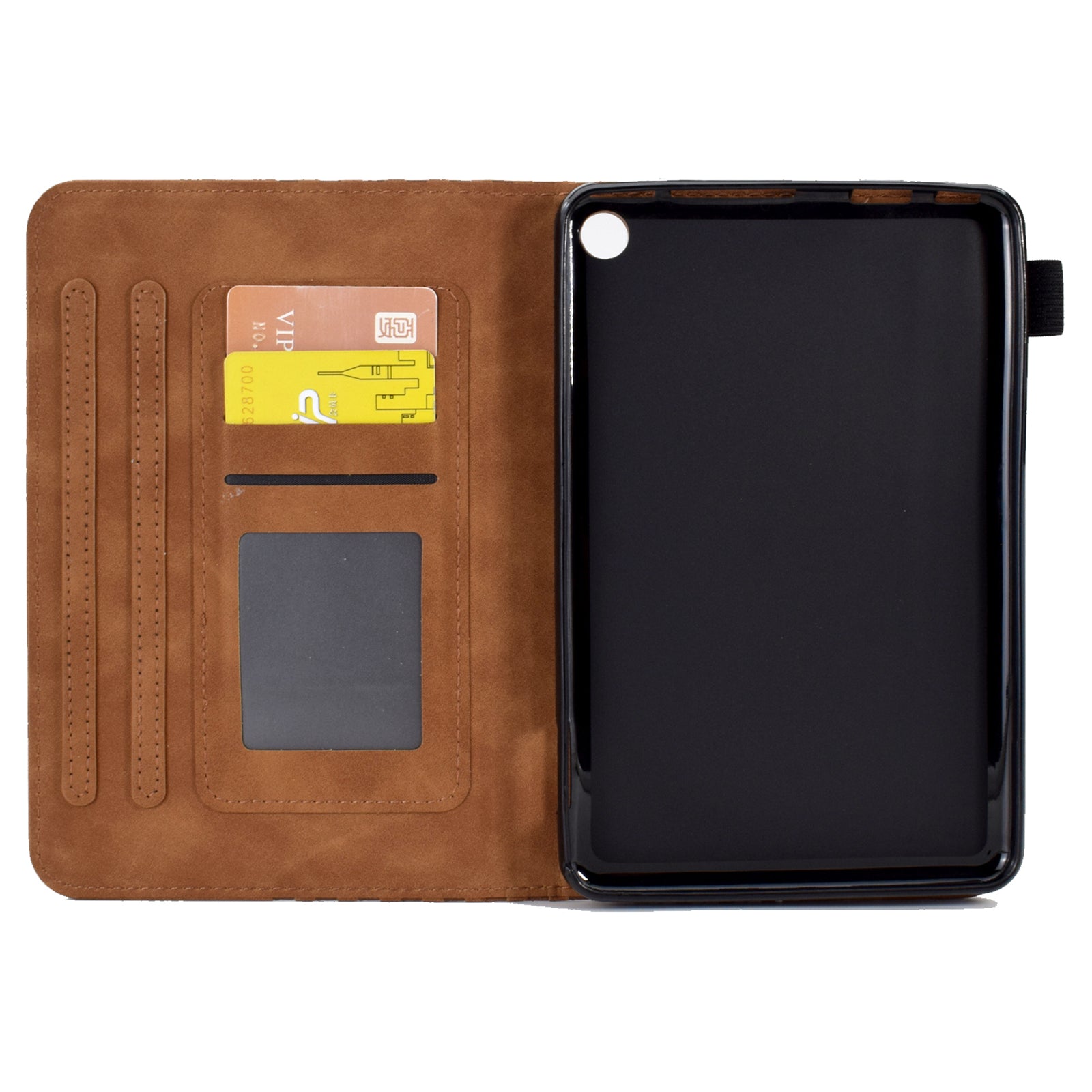 A6 For Amazon Fire HD 10 (2023) Leather Case Block Pattern Imprinted Card Slots Tablet Cover A6 For Amazon Fire HD 10 (2023) Leather Case Block Pattern Imprinted Card Slots Tablet Cover